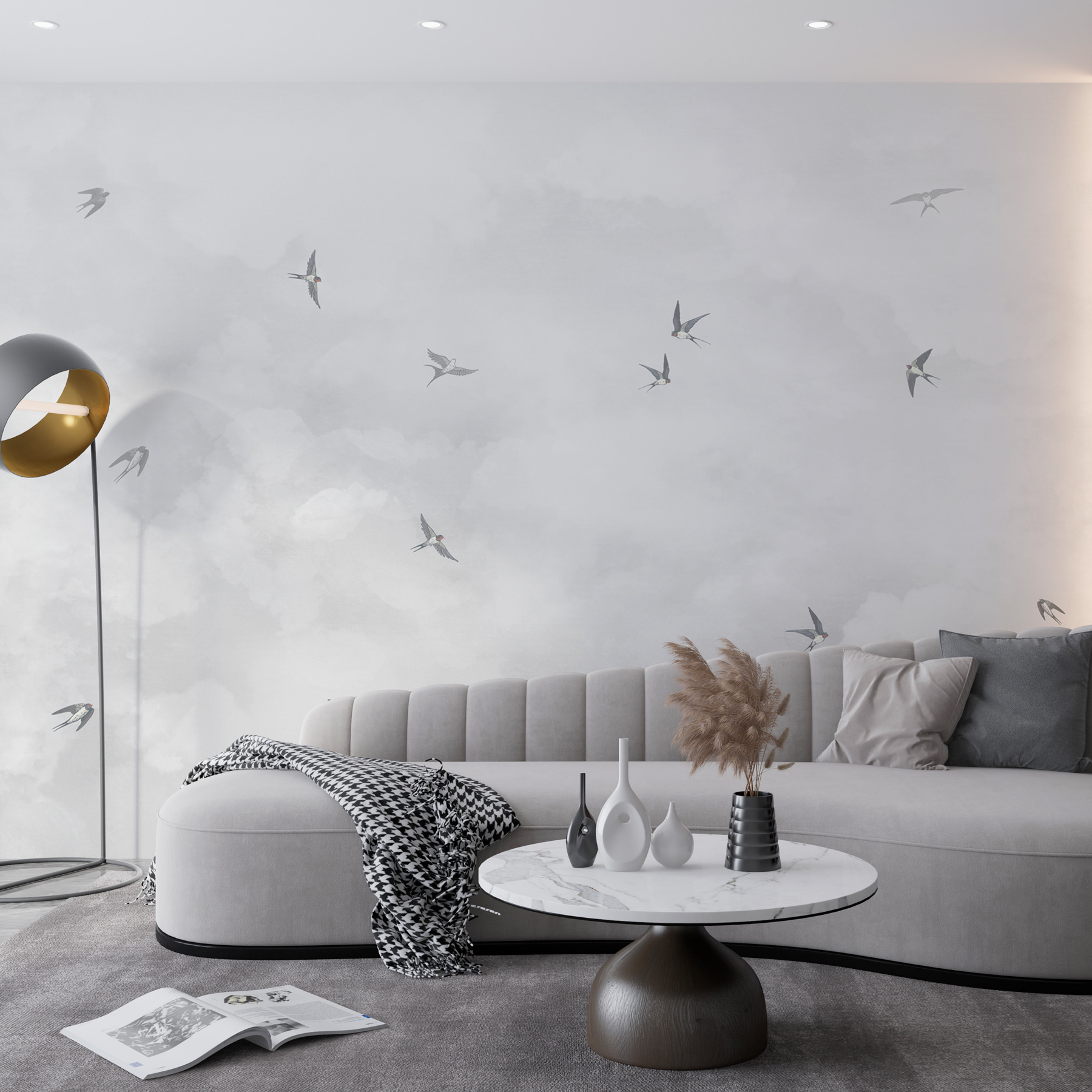 Група птахів, що летять у небі w00526v1pig4ms - Група птахів, що летять у небі - tegory