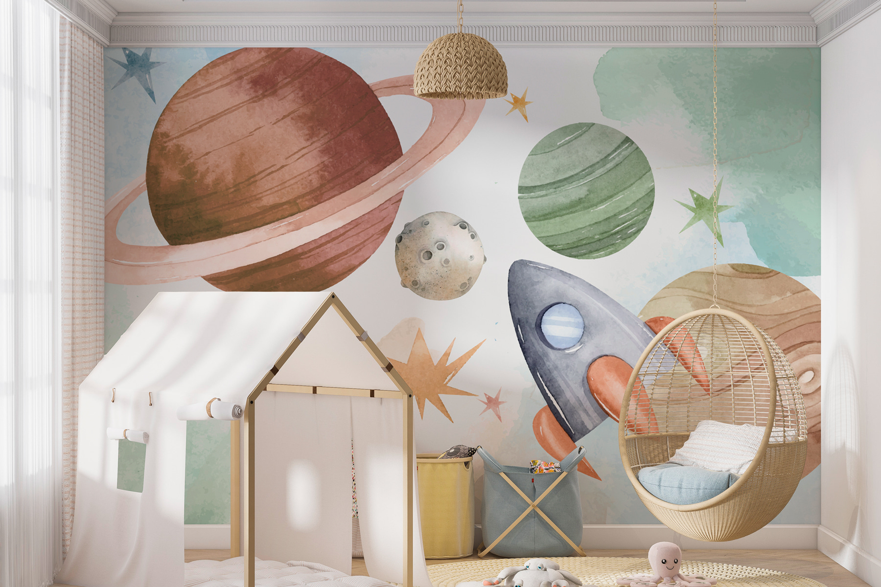 w00539pir10mr - Ракета і планети в космосі - tegory