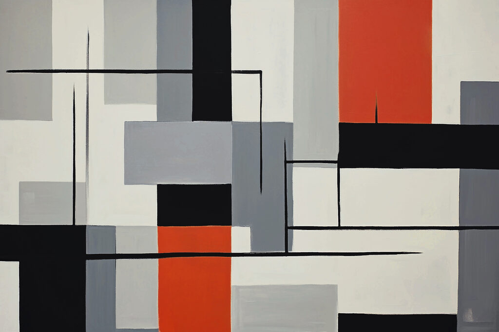 Картина з чорних, червоних і білих прямокутників s37278p 1024x683 - Картина з чорних, червоних і білих прямокутників - tegory