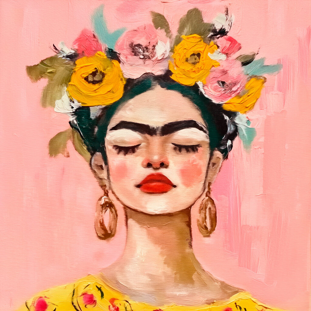 s38292p 1024x1024 - Картина жінки з квітами у волоссі - tegory