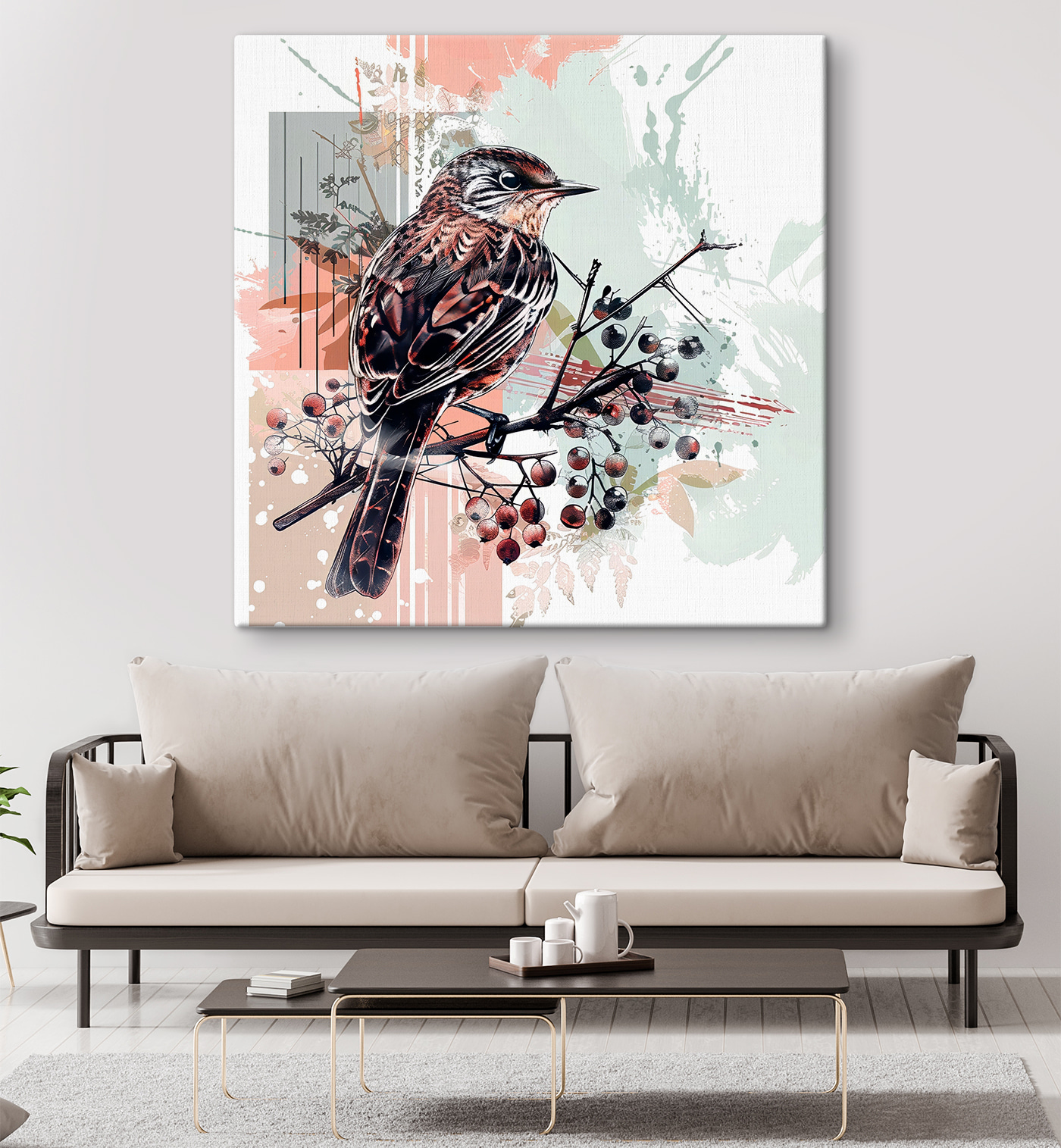 Птах на гілці s38273pig86m - Птах на гілці - tegory