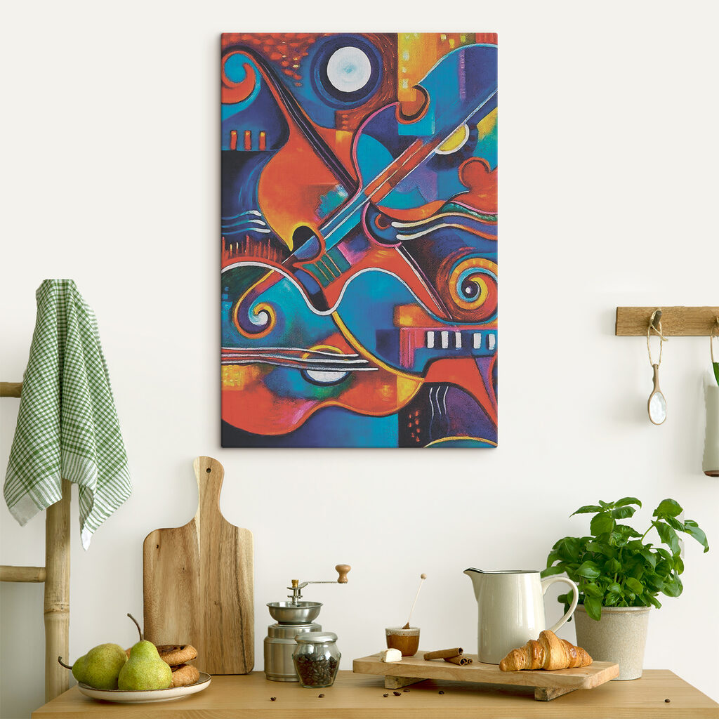 A colorful art piece of artwork A colorful art piece of artwork