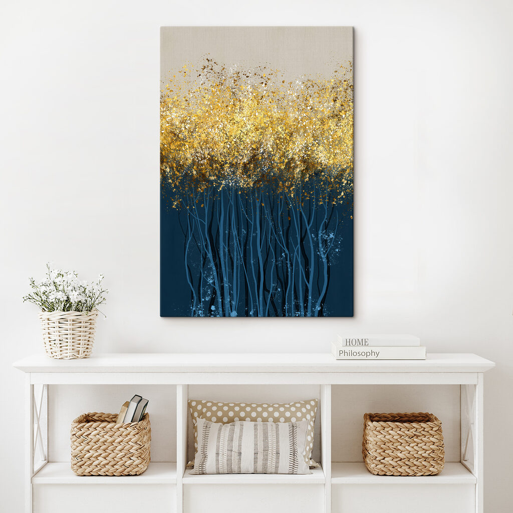 A painting of a tree