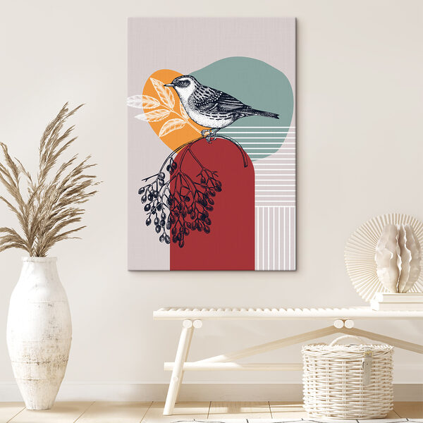 A bird on a branch A bird on a branch