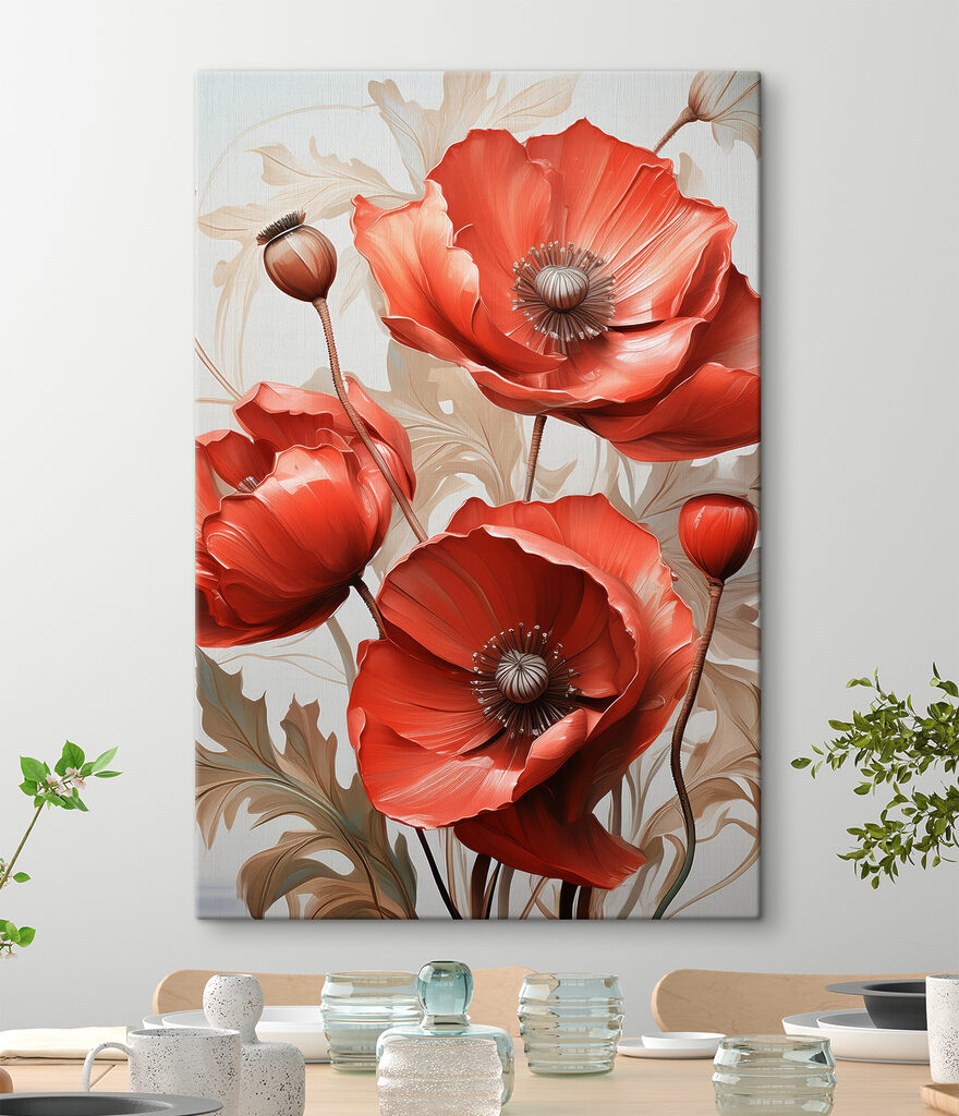 A close up of flowers