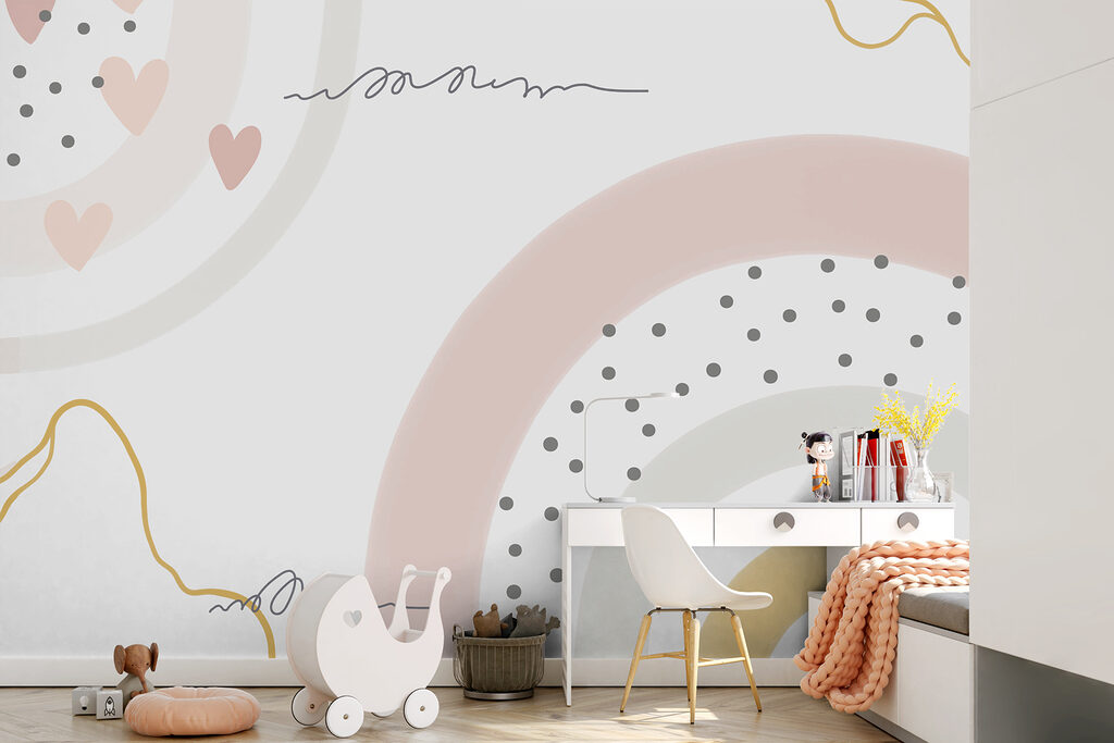 Біле тло з рожевими та сірими колами і крапками u99373pir2r 1024x683 - Біле тло з рожевими та сірими колами і крапками - tegory