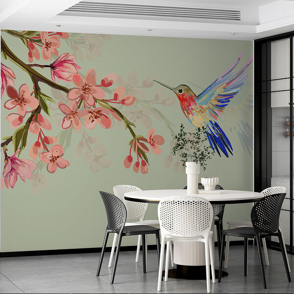w00693pik10000ms 600x600 - Птах, що літає поруч з квітами - tegory