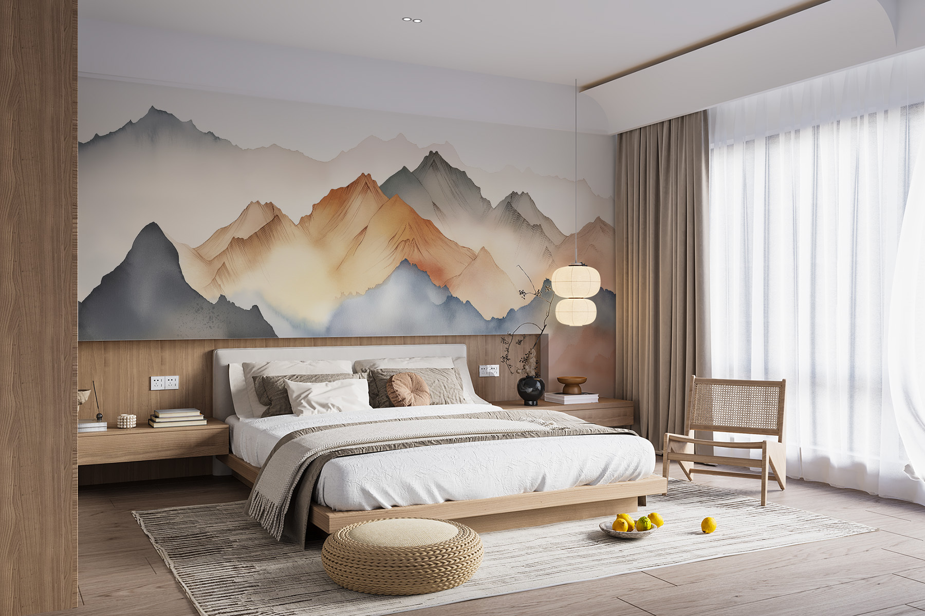 w00683pib1r - Картина гір у тумані - tegory