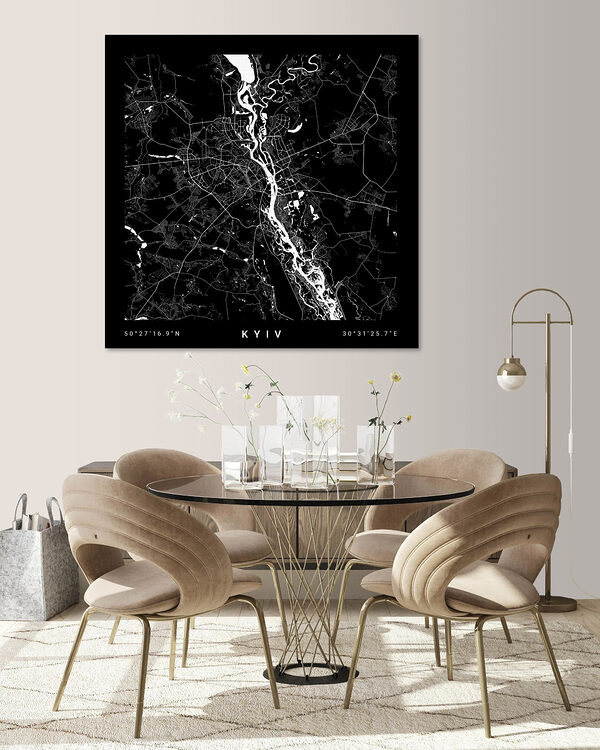 A map of a city A map of a city