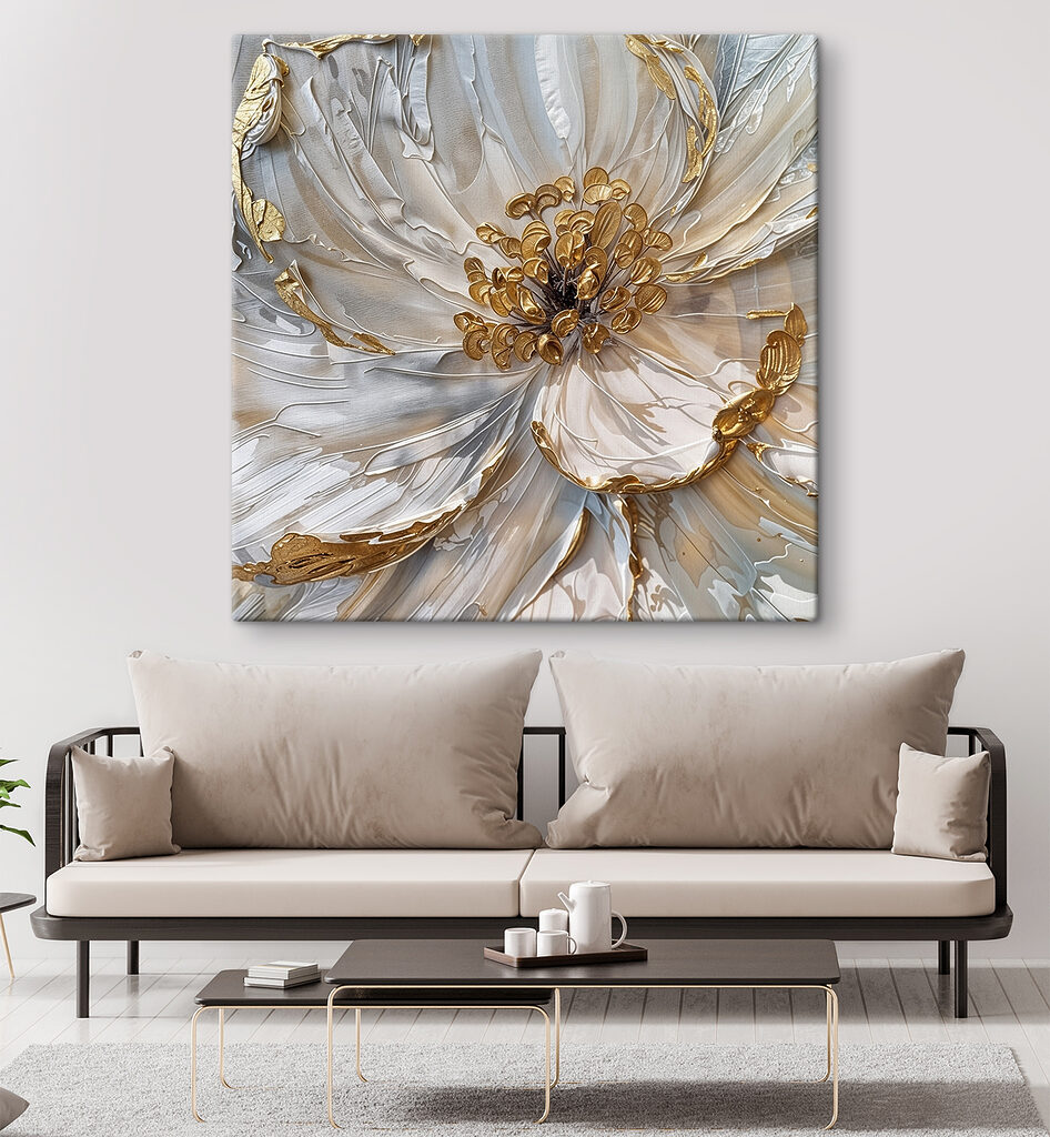 Elegant floral design with intricate details