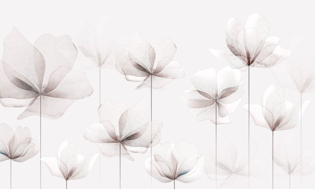 A group of white flowers