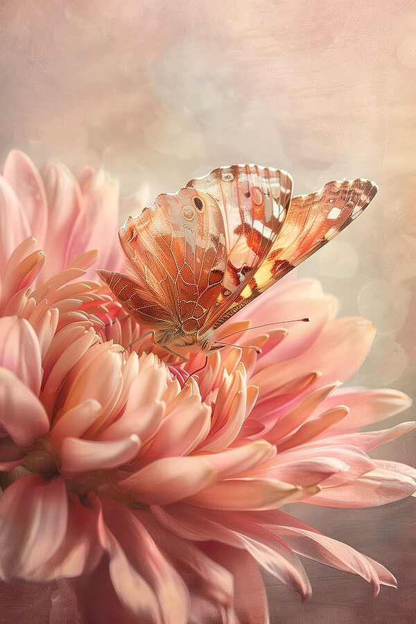 A butterfly on a flower