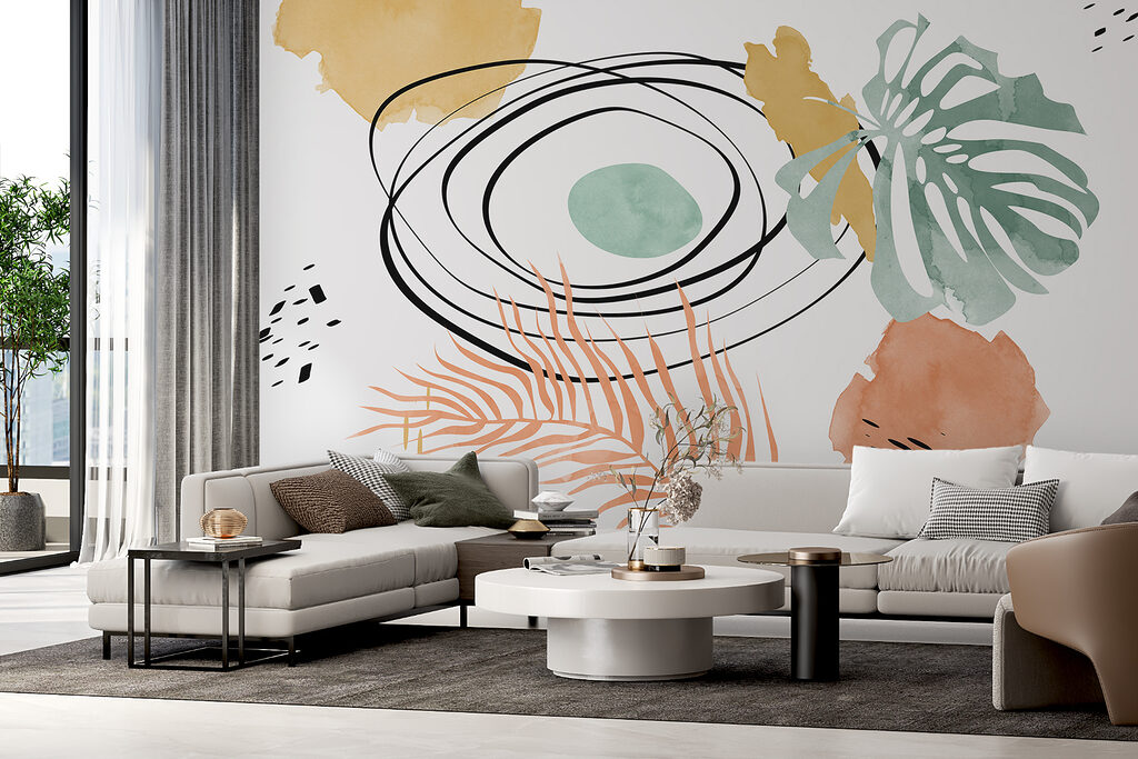 A close up of a painting A close up of a painting