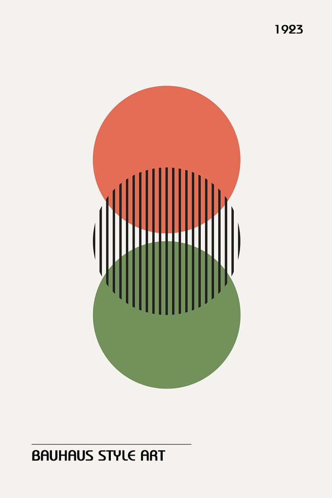 A group of circles with black lines