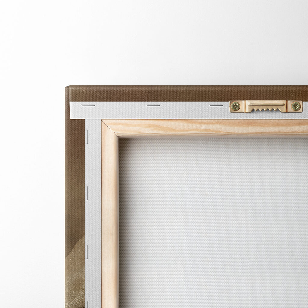 A woman wearing a head wrap