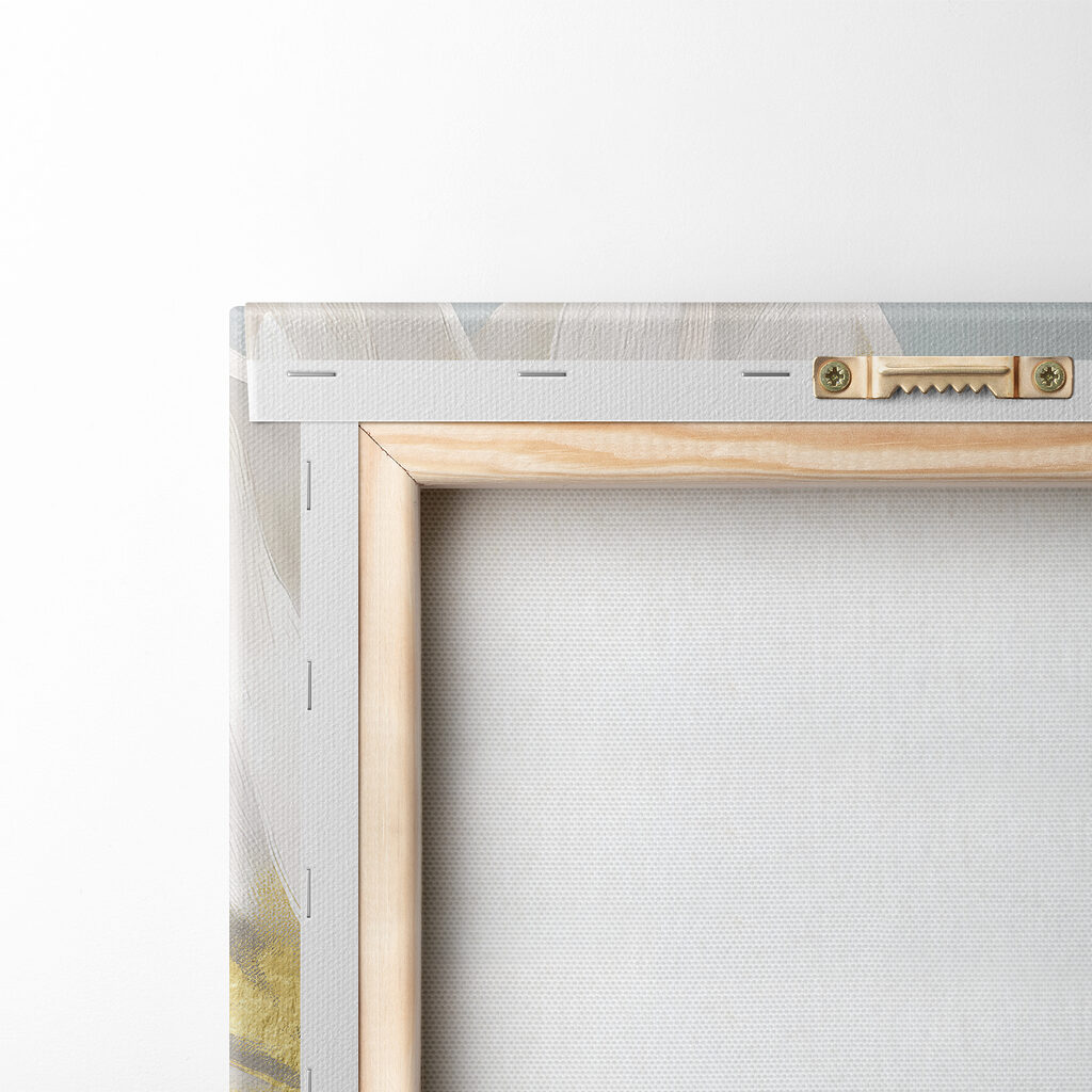 Elegant white petal with metallic accents Elegant white petal with metallic accents