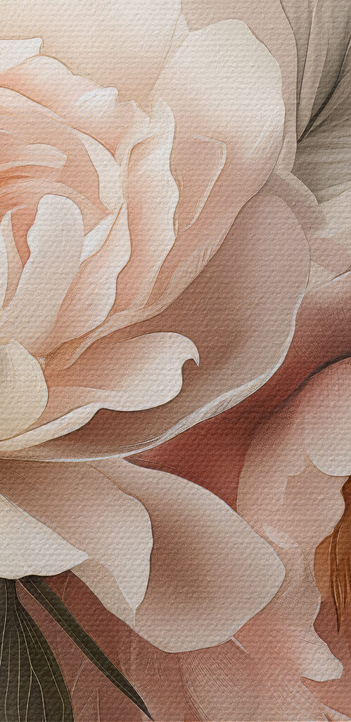 A group of flowers on a white background A group of flowers on a white background