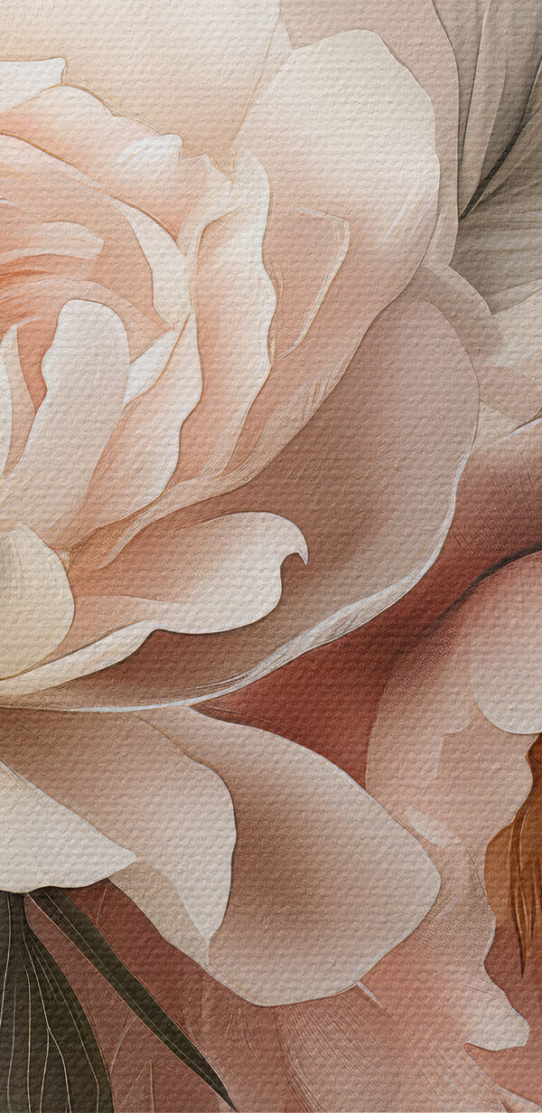 A group of flowers on a white background A group of flowers on a white background