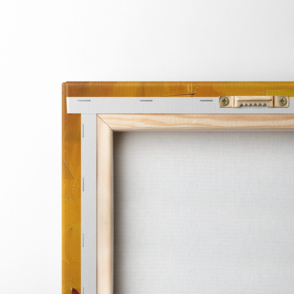 A group of cats sitting on a red surface A group of cats sitting on a red surface