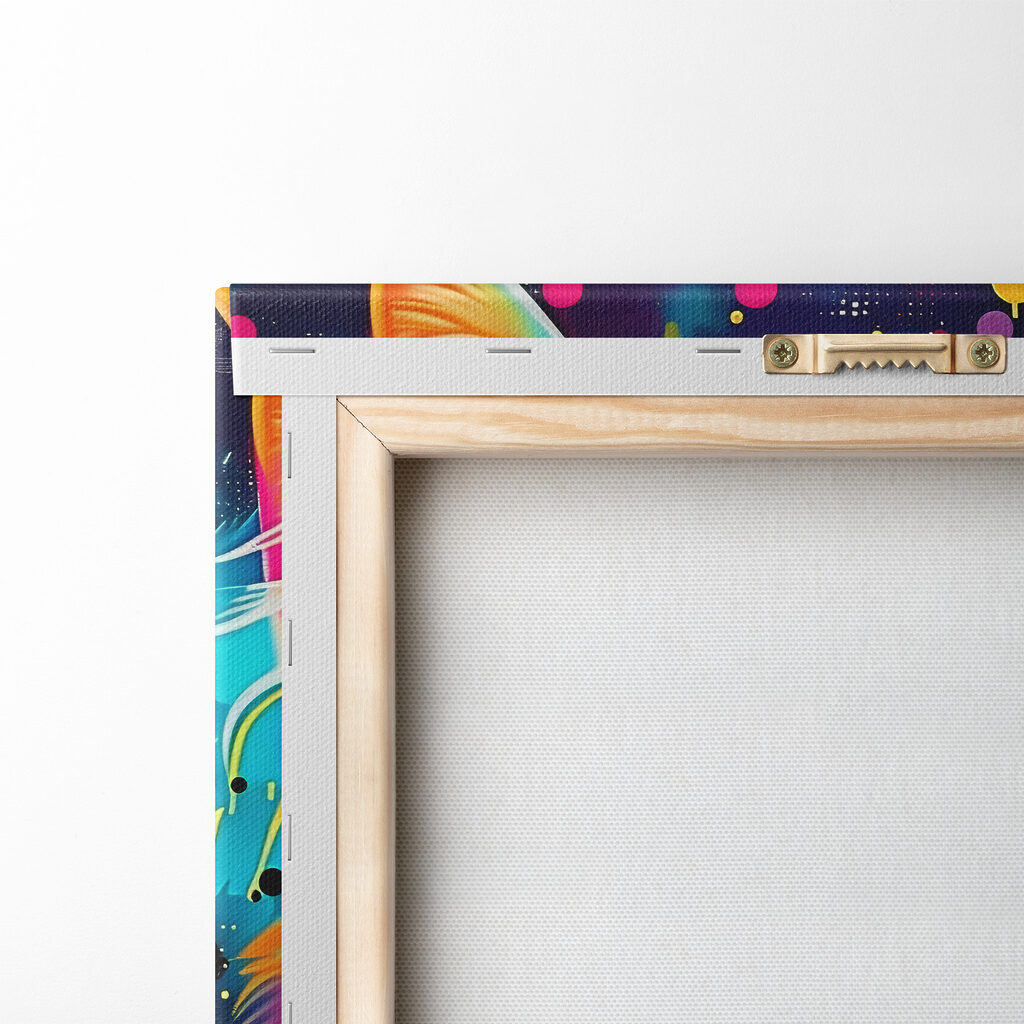 A colorful cat with blue eyes A colorful cat with blue eyes