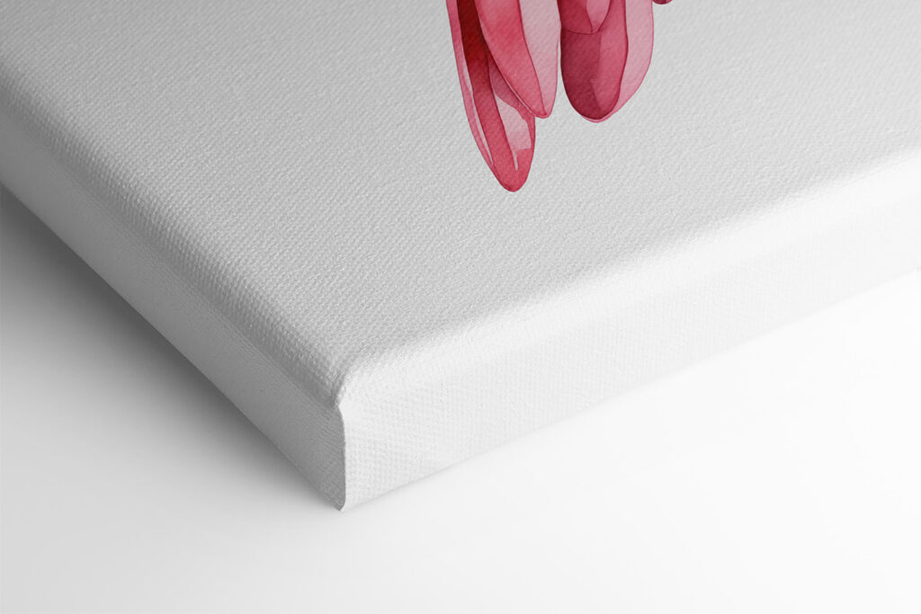 A pink bird on a branch A pink bird on a branch