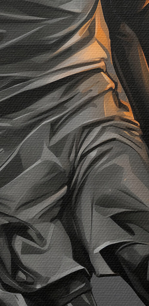 A basketball player with a ball