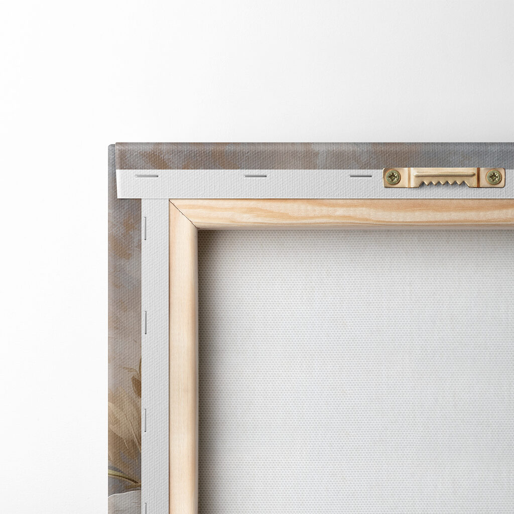 A white flower with brown leaves A white flower with brown leaves