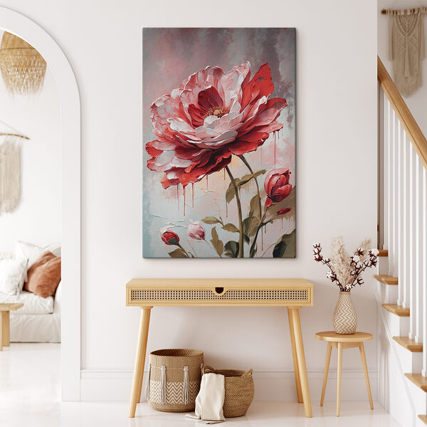 A painting of a flower A painting of a flower