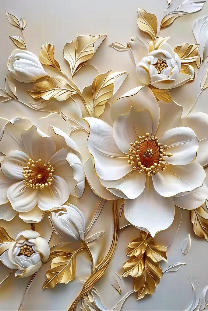 Elegant floral design with white flowers