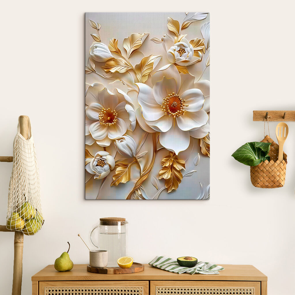 Elegant floral design with white flowers