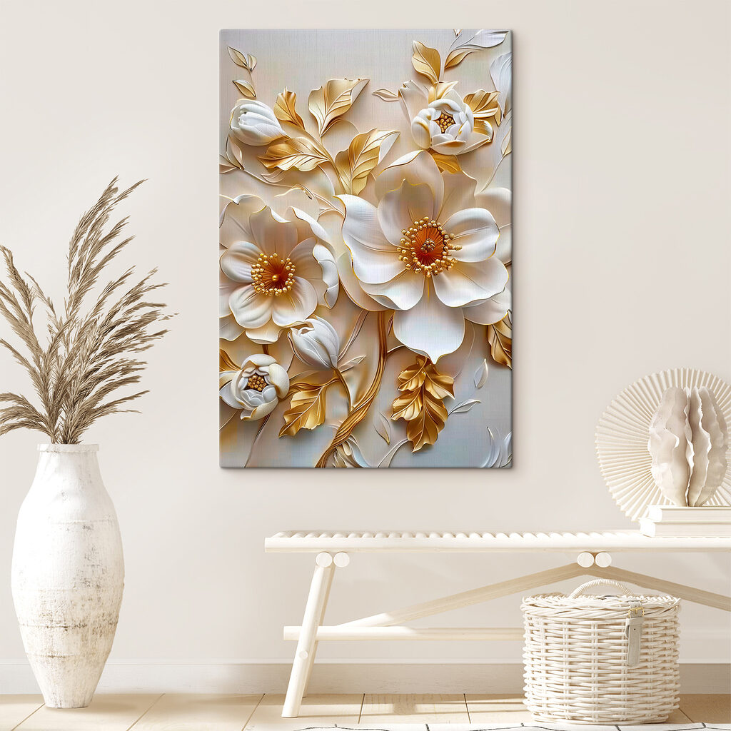 Elegant floral design with white flowers
