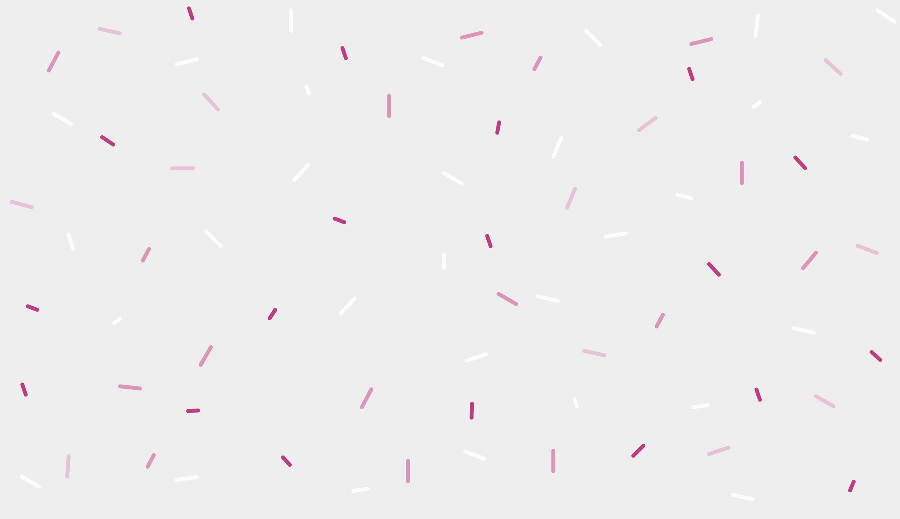 A white and pink sprinkles
