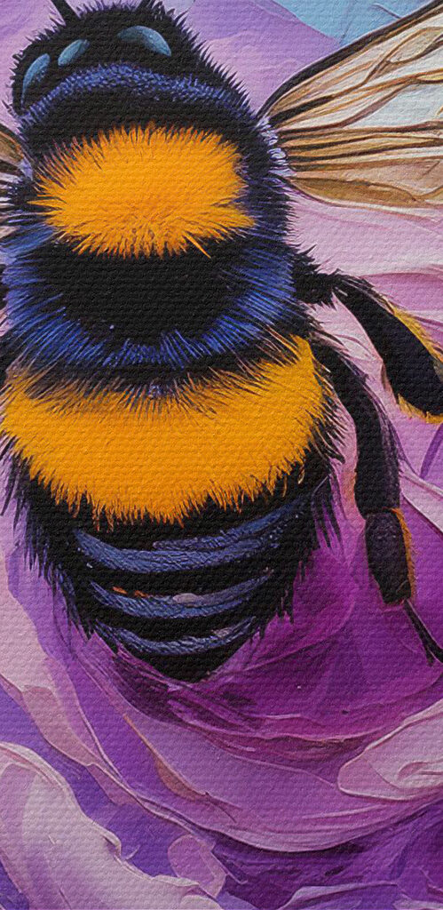A bee on a flower A bee on a flower