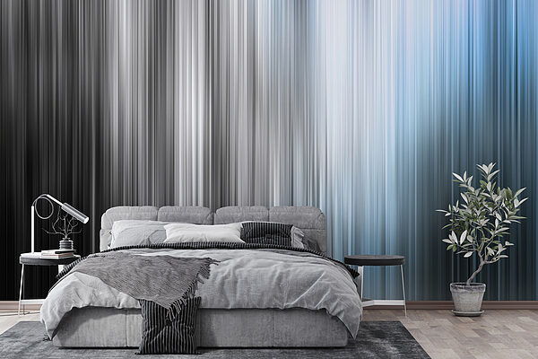 A blurry image of a grey and white striped background A blurry image of a grey and white striped background