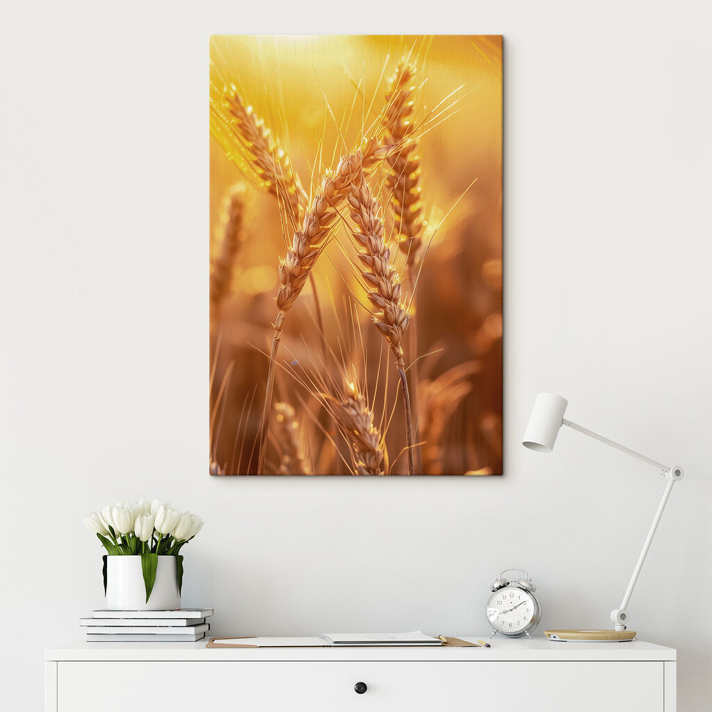 Close up of wheat in a field