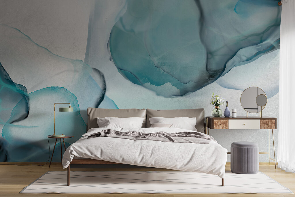 Close up of a painting