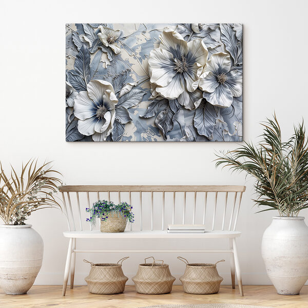 Group of flowers on a surface Group of flowers on a surface