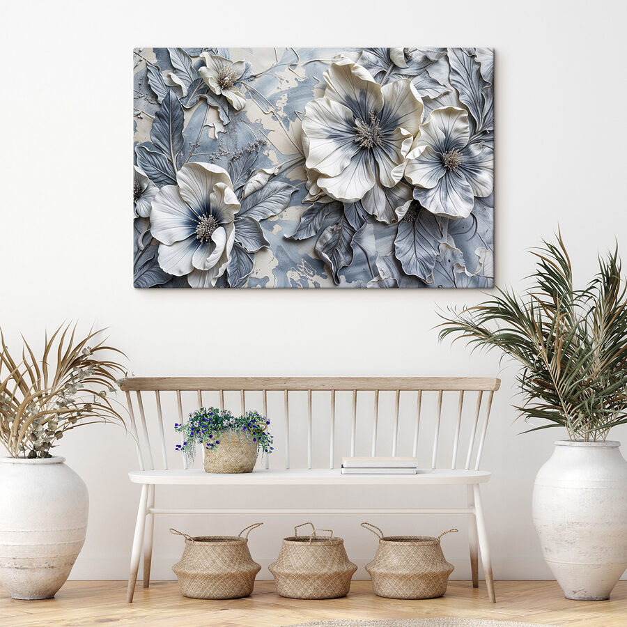 Group of flowers on a surface Group of flowers on a surface