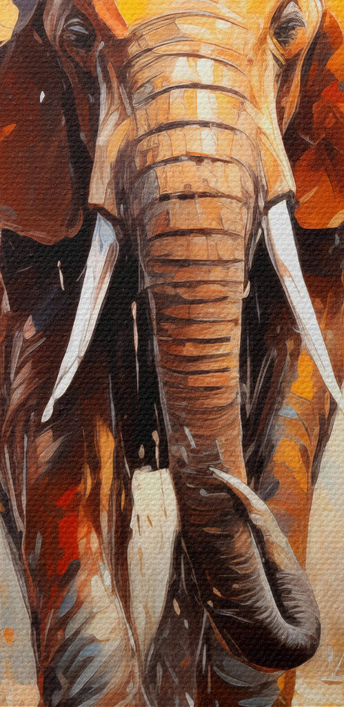 Group of elephants walking through water Group of elephants walking through water