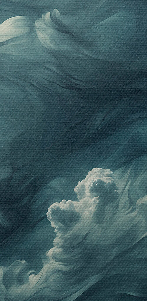 Cloudy sky with many clouds