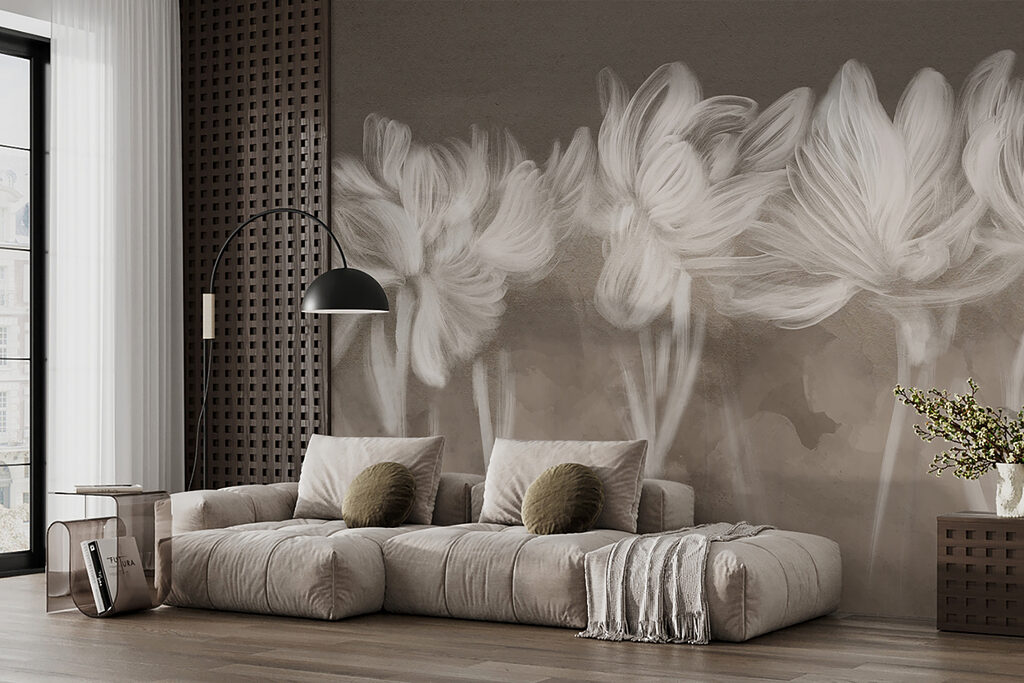 Group of white flowers