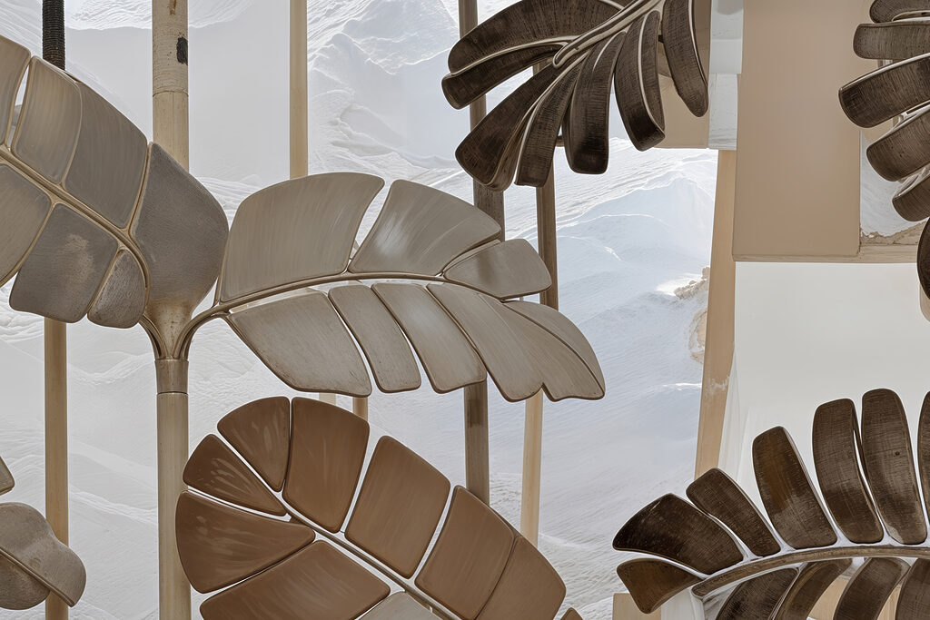Group of decorative leaves Group of decorative leaves