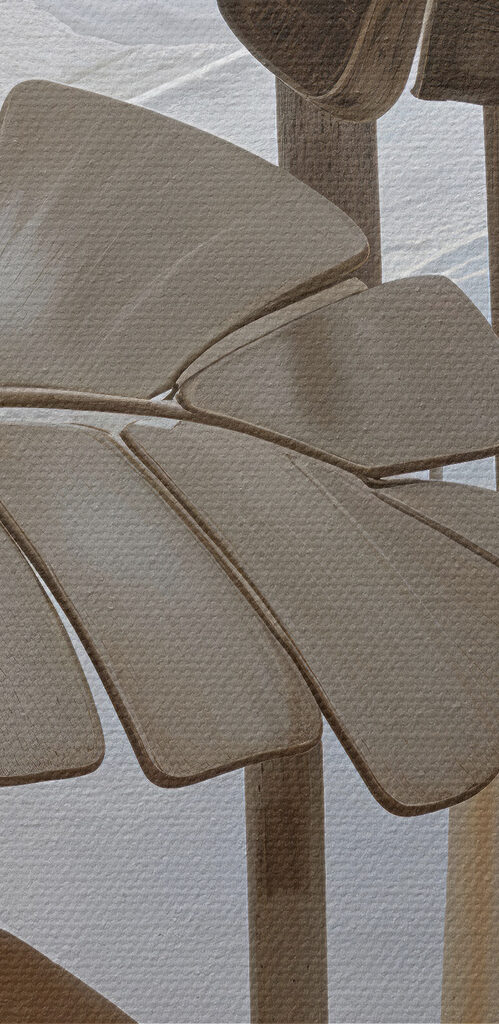 Group of decorative leaves Group of decorative leaves