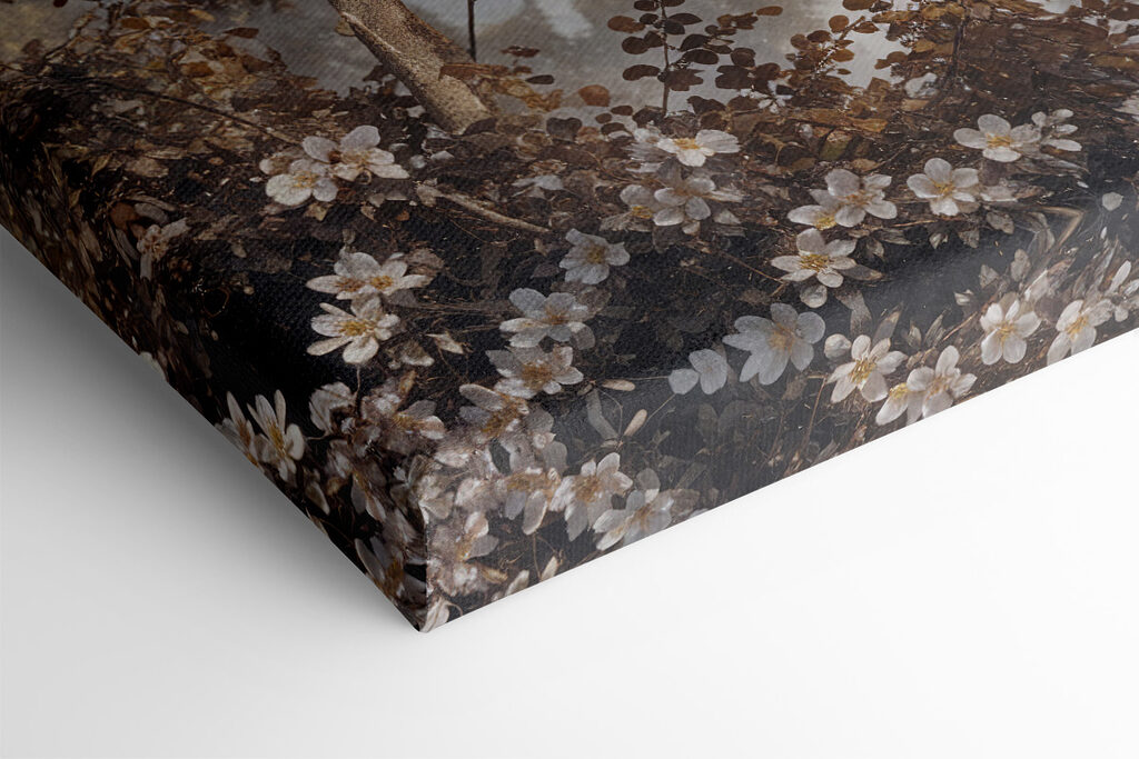 River with trees and bushes