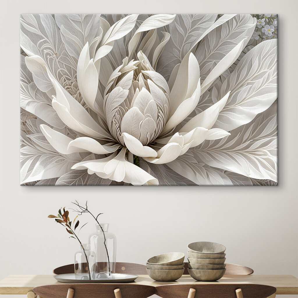 Delicate floral design in soft hues Delicate floral design in soft hues