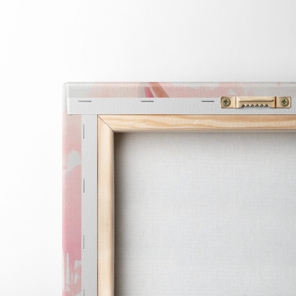 Rabbit with pink flowers