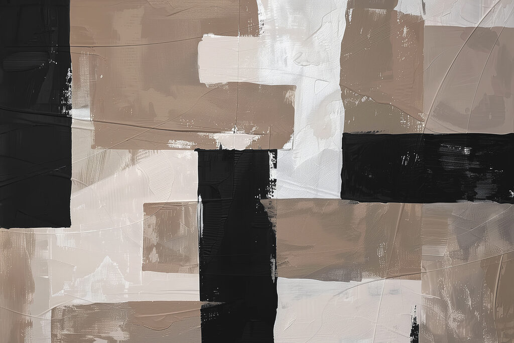 Painting of squares and rectangles Painting of squares and rectangles