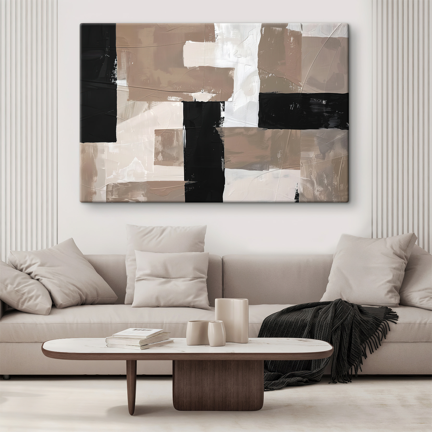 Painting of squares and rectangles Painting of squares and rectangles