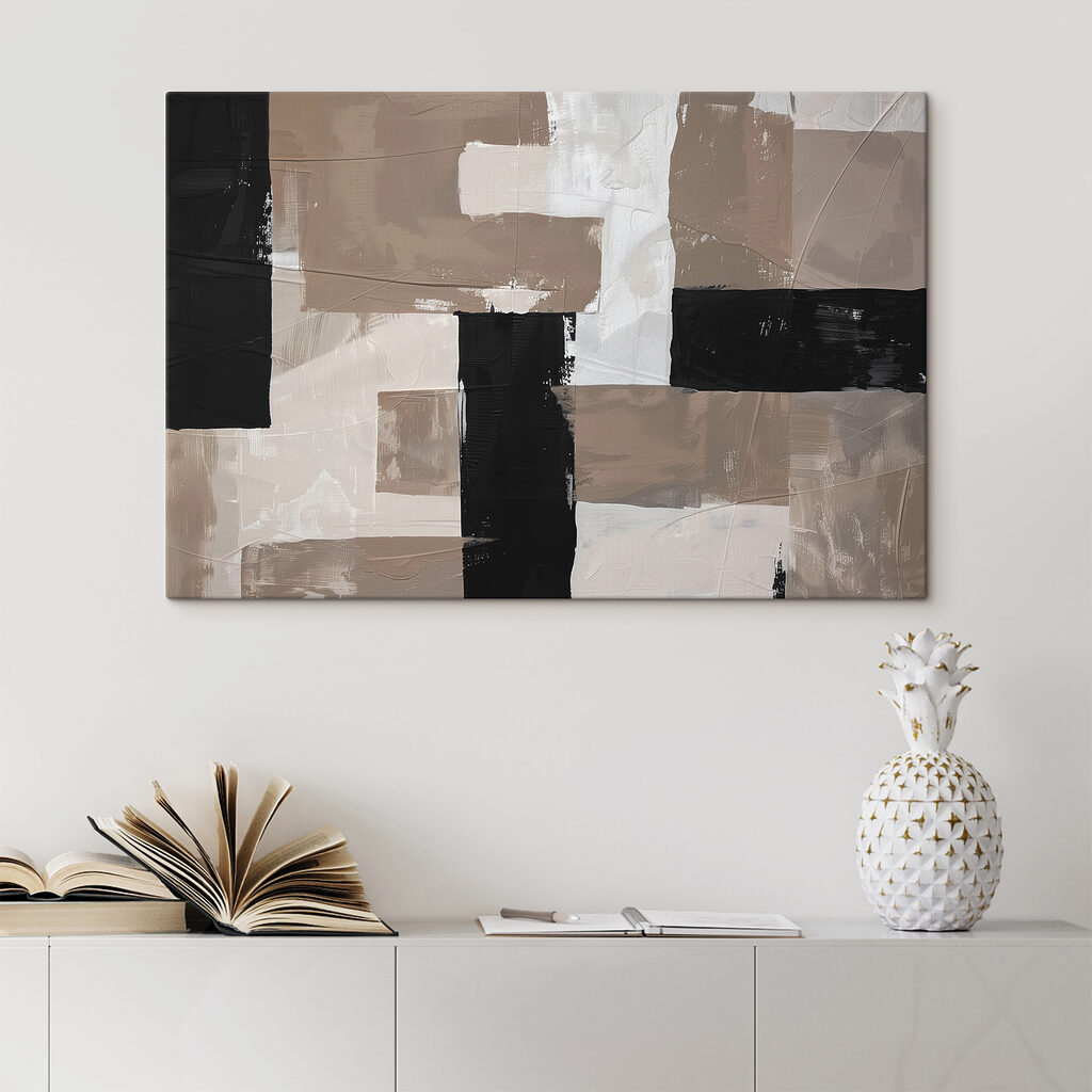 Painting of squares and rectangles Painting of squares and rectangles