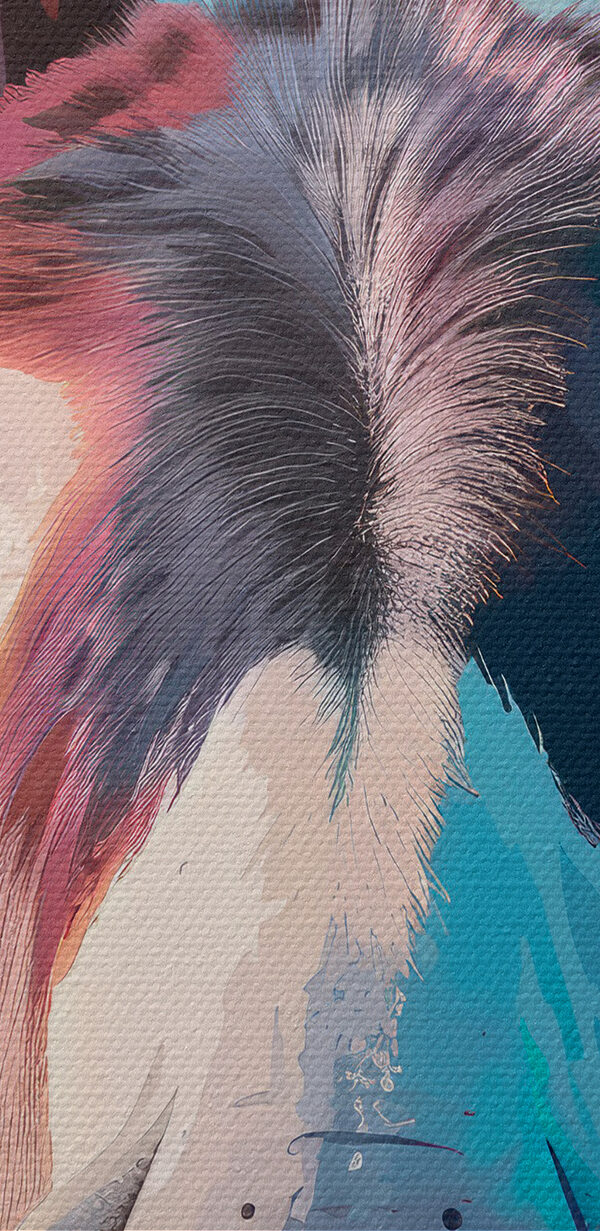 Close up of a donkey's face